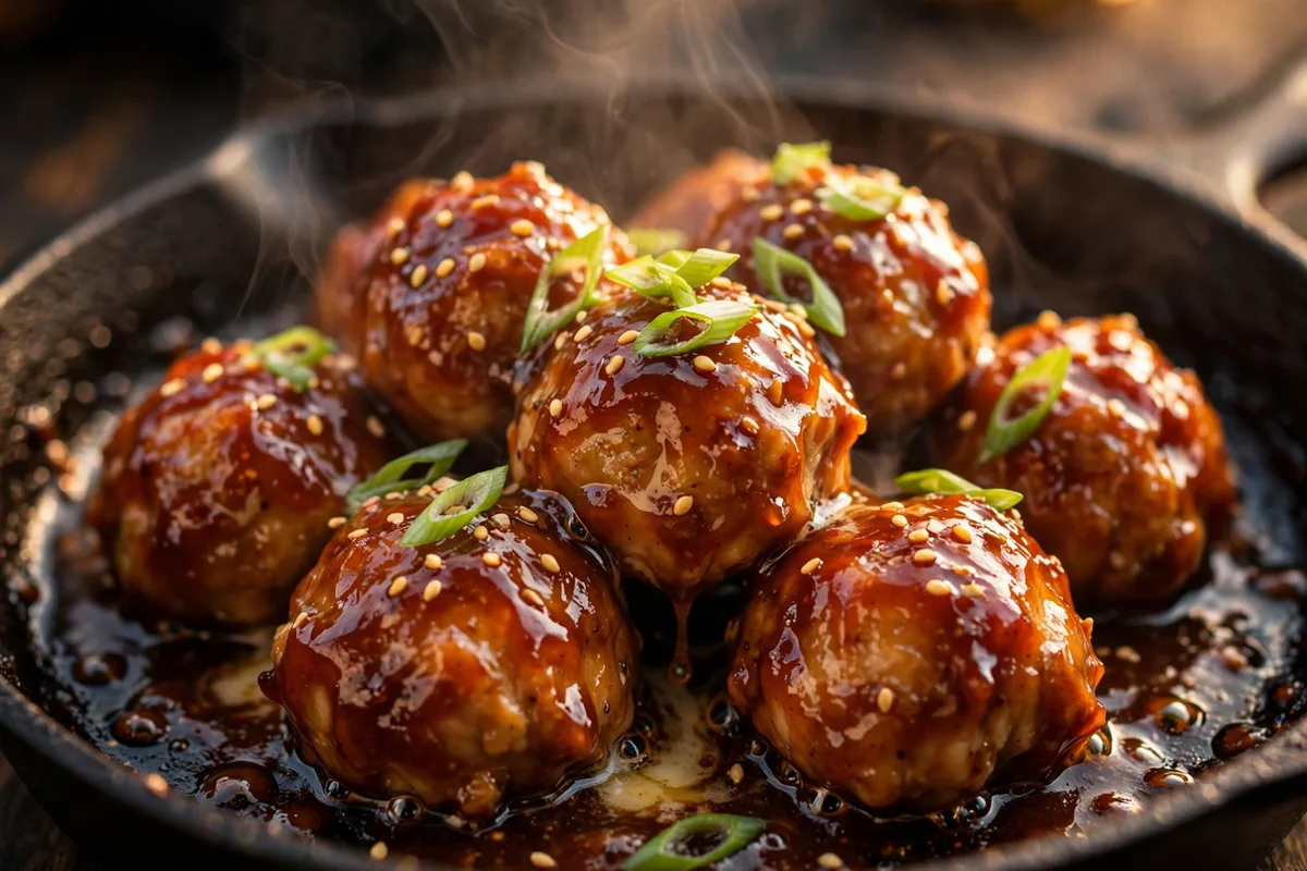 Gochujang Butter Chicken Meatballs (20-Minute Dinner)
