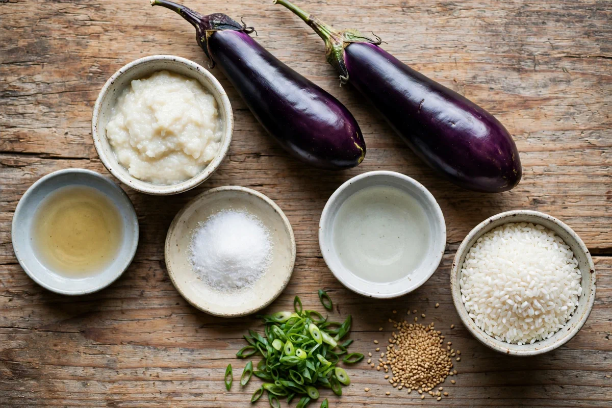 Miso-Glazed Eggplant Donburi (15-Minute Rice Bowls) - prep