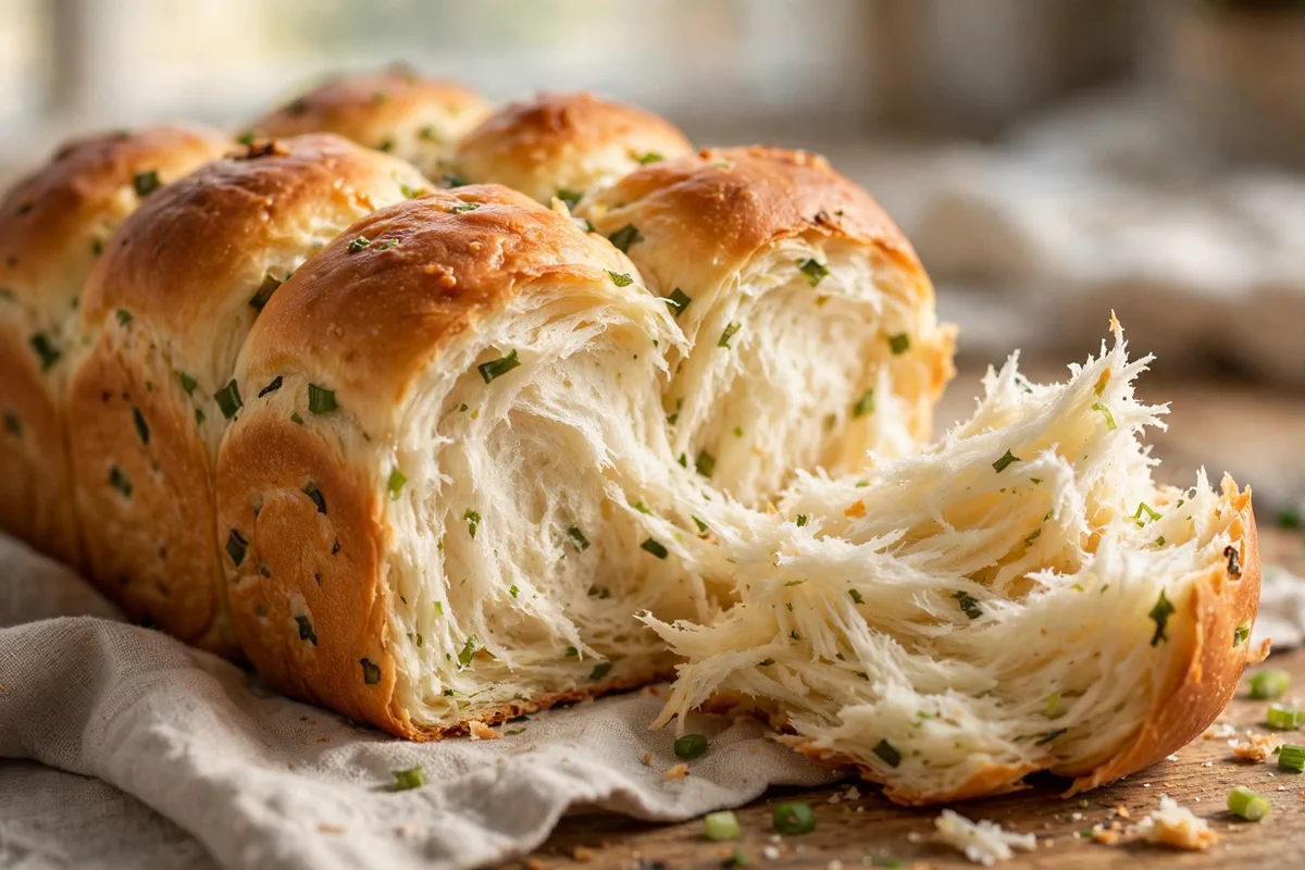 Scallion Milk Bread (Pillowy Tangzhong Loaf)