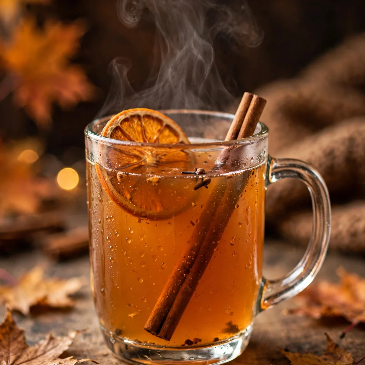 Spiced Apple Cider Mocktail (Warm or Iced)
