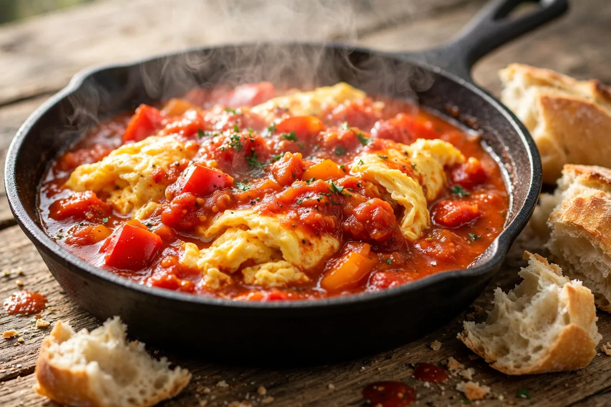 Turkish Menemen: One-Pan Eggs in Spicy Tomato Sauce
